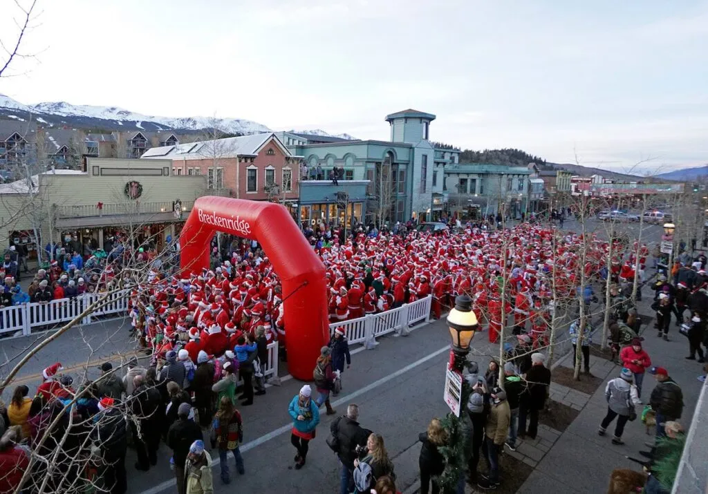 Lighting of Breckenridge, Race of the Santas and Holiday Dog Parade Event